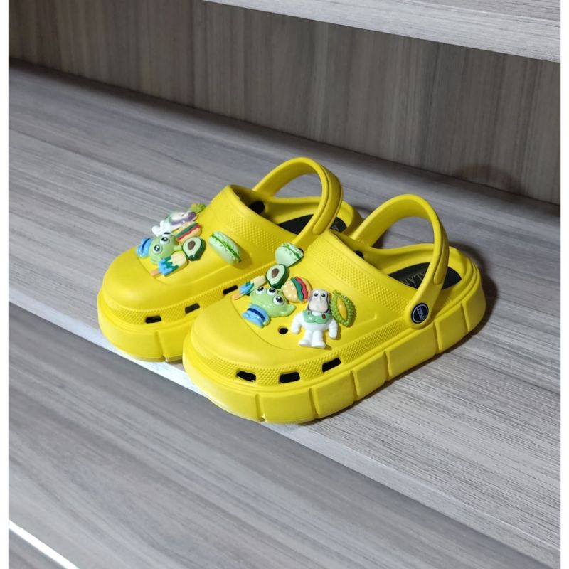 Sandal Baim Anak Karakter Jibbitz Toy Story 3D Jibbitz Bongkar Pasang 9008