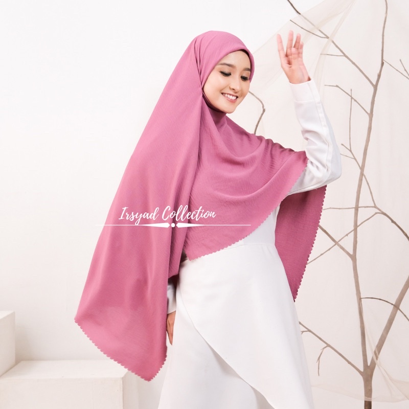 JILBAB SEGIEMPAT LASERCUT KRINGKEL AIRFLOW 130X130 | Jilbab 130x130