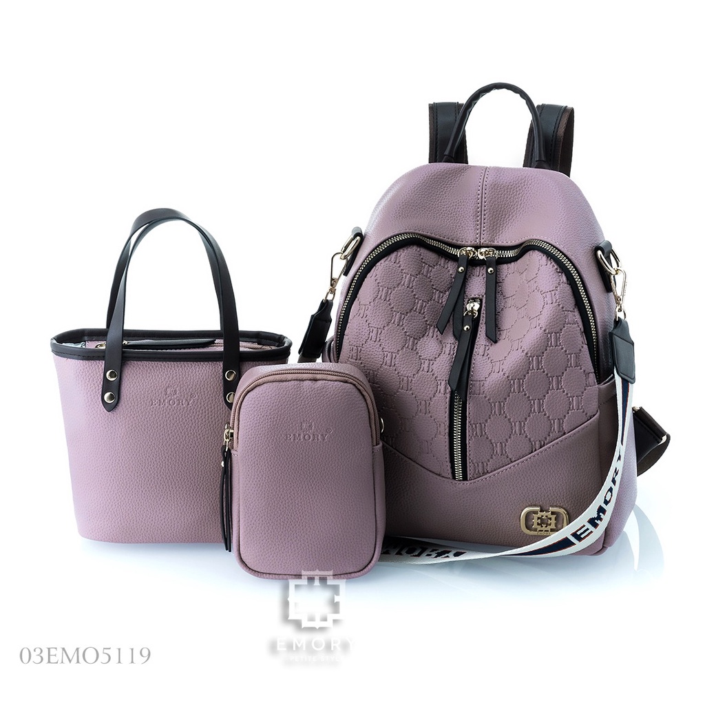 TAS RANSEL WANITA EMORYSTYLE Dyona     03EMO 5119  3in1 MB