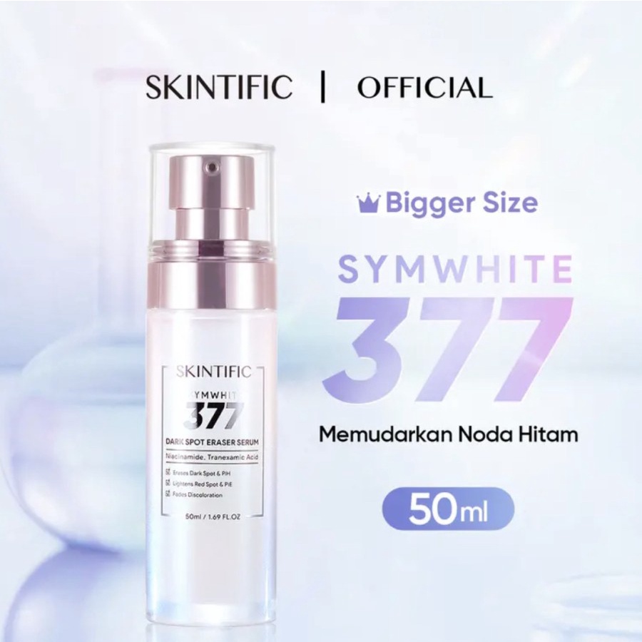 ★ BB ★  SKINTIFIC SymWhite 377 Dark Spot Eraser Serum Brightening Serum 20ml - 50ml [BPOM]