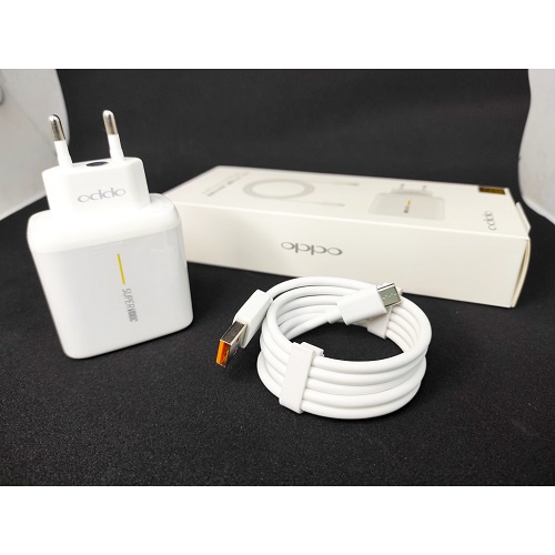 CHARGER OPPO SUPER VOOC 65W TYPE C ADAPTOR+KABEL (1SET)