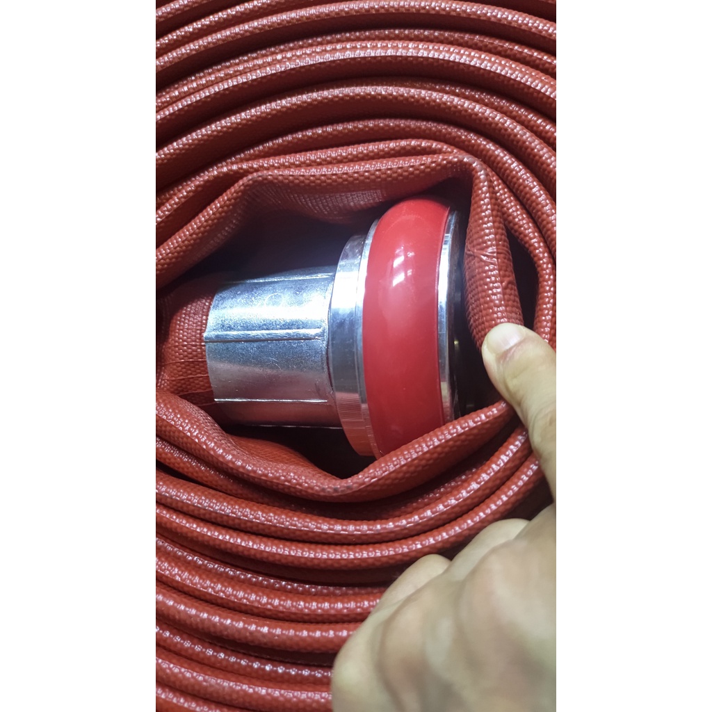 Fire Rubber Hose Karet 2.5 x 30 M Selang Pemadam 2,5 30m Tonata Coupling Machino 2.5x30 2,5x30
