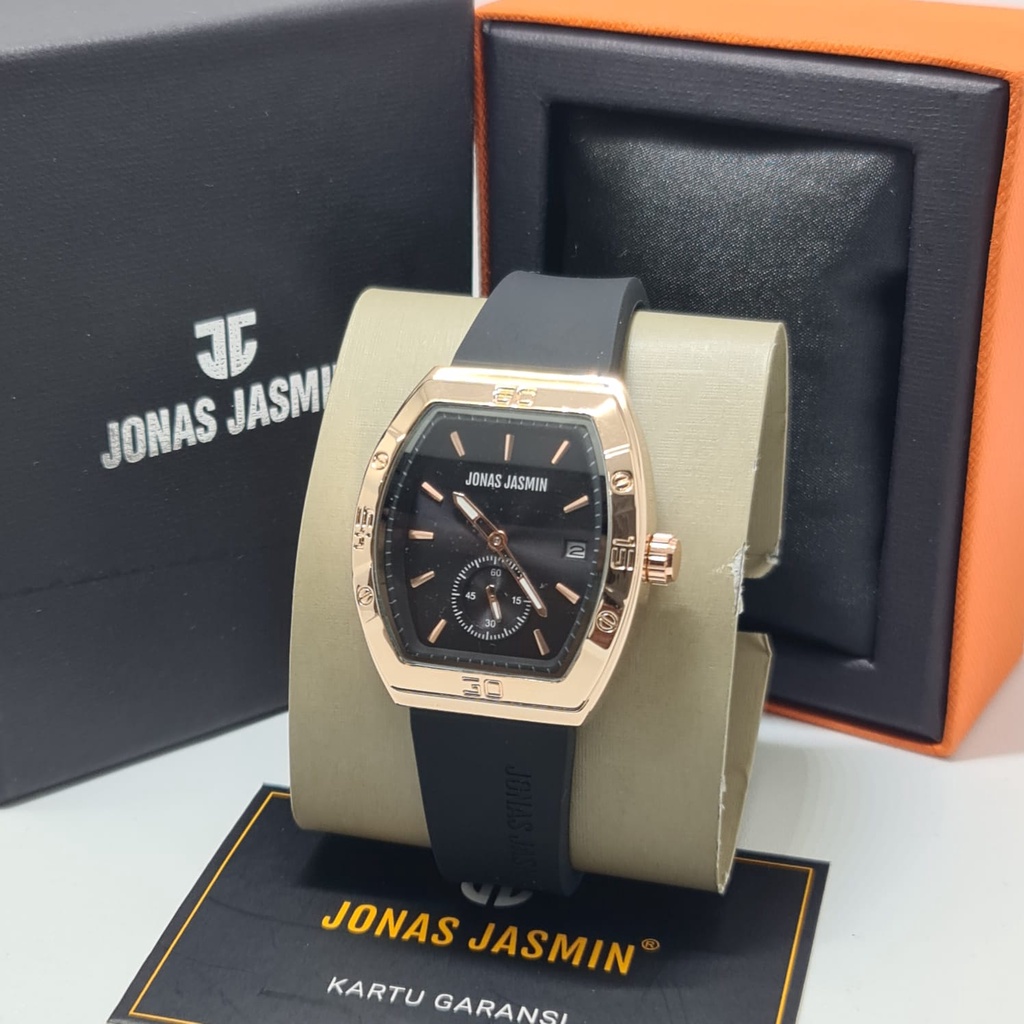 Jam Tangan Wanita Analog Jonas Jasmin 2227 Rubber Original