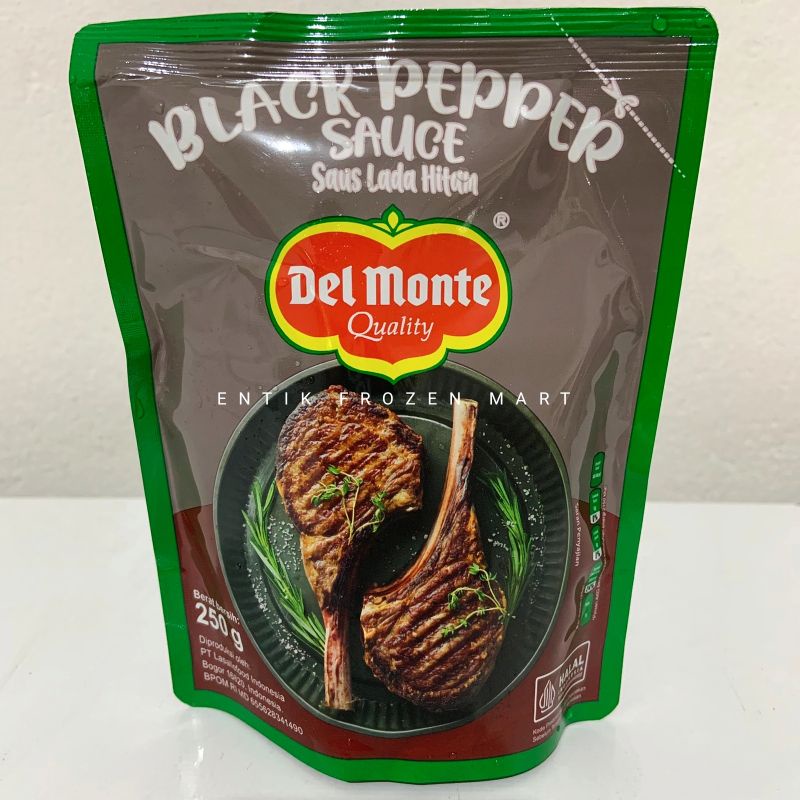 

Delmonte Saus Lada Hitam | Black Pepper Sauce 250gr