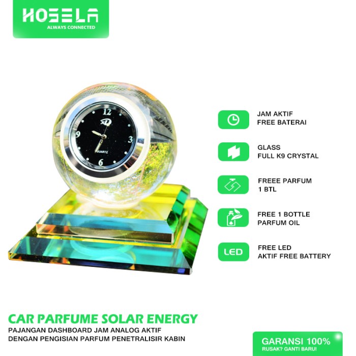 Car Parfume Air Freshner Parfum Mobil Pajangan Dashboard Jam Premium