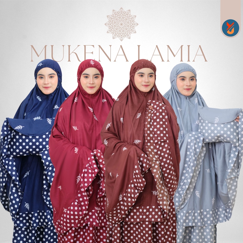 YashCollection Mukena Dewasa Bali Mukena Cemara LAMIA Jumbo