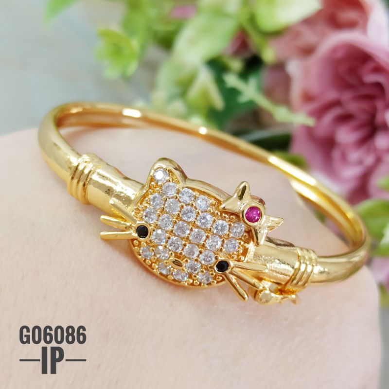 Gelang Yaxiya Hello Kitty Zircon G06086