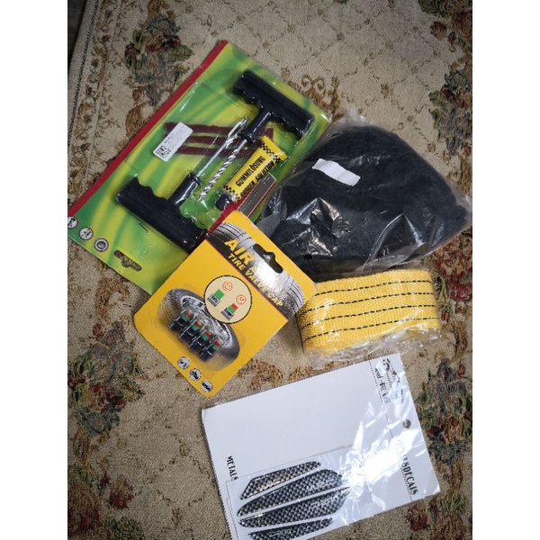 Paket Asesoris Mobil tambal ban dll