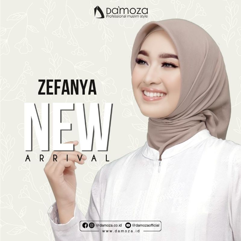 Gamis Damoza Zefanya Broken White Putih White