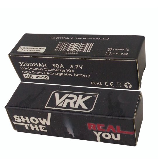 BATERAI VRK BLACK 3500 MAH