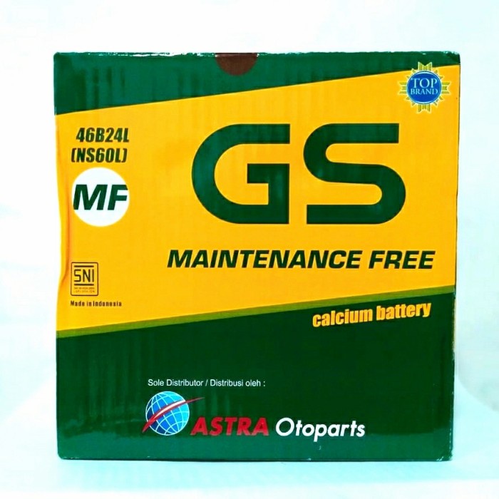 Aki mobil Nissan March NS60L GS Astra MF (aki kering)