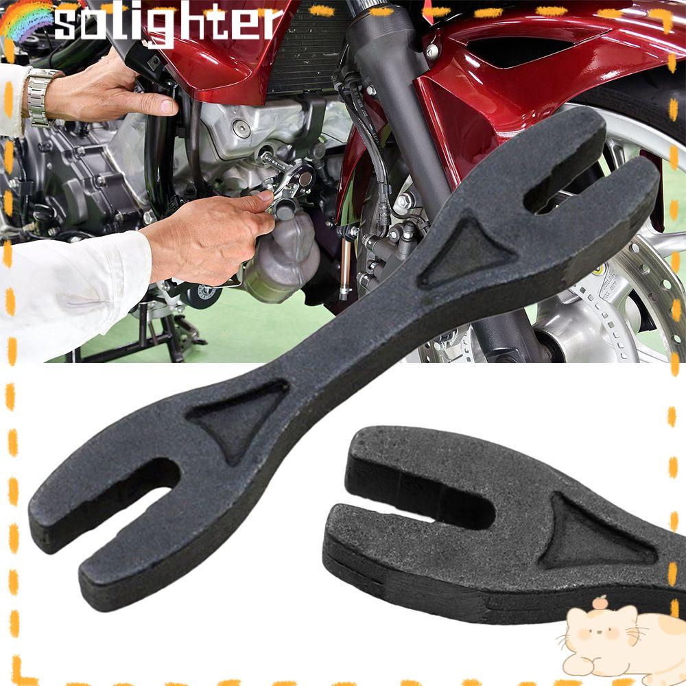 Solighter Spoke Wrench Tahan Lama Perbaikan Set Aksesoris Motor Baja Kawat Koreksi Wire Rim