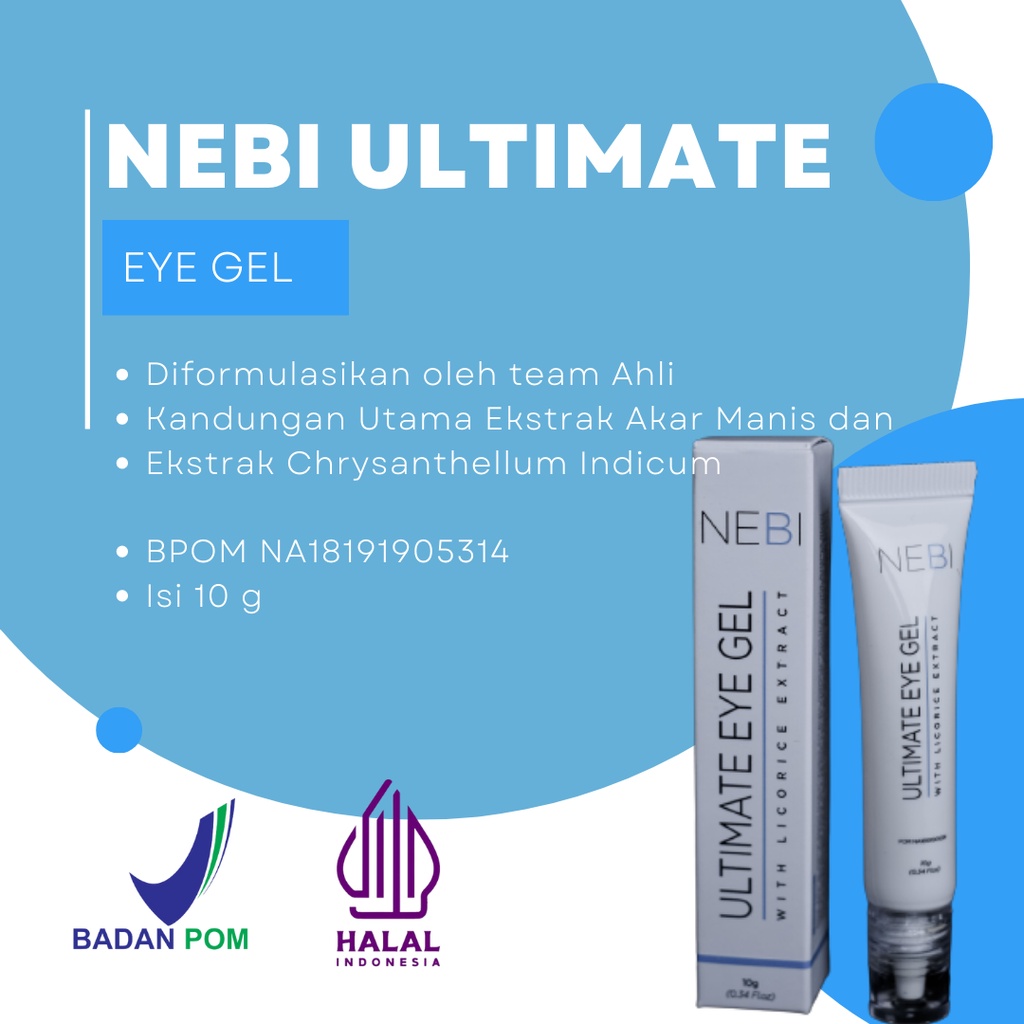 Krim Kantung Mata Nebi Ultimate Eye Gel BPOM