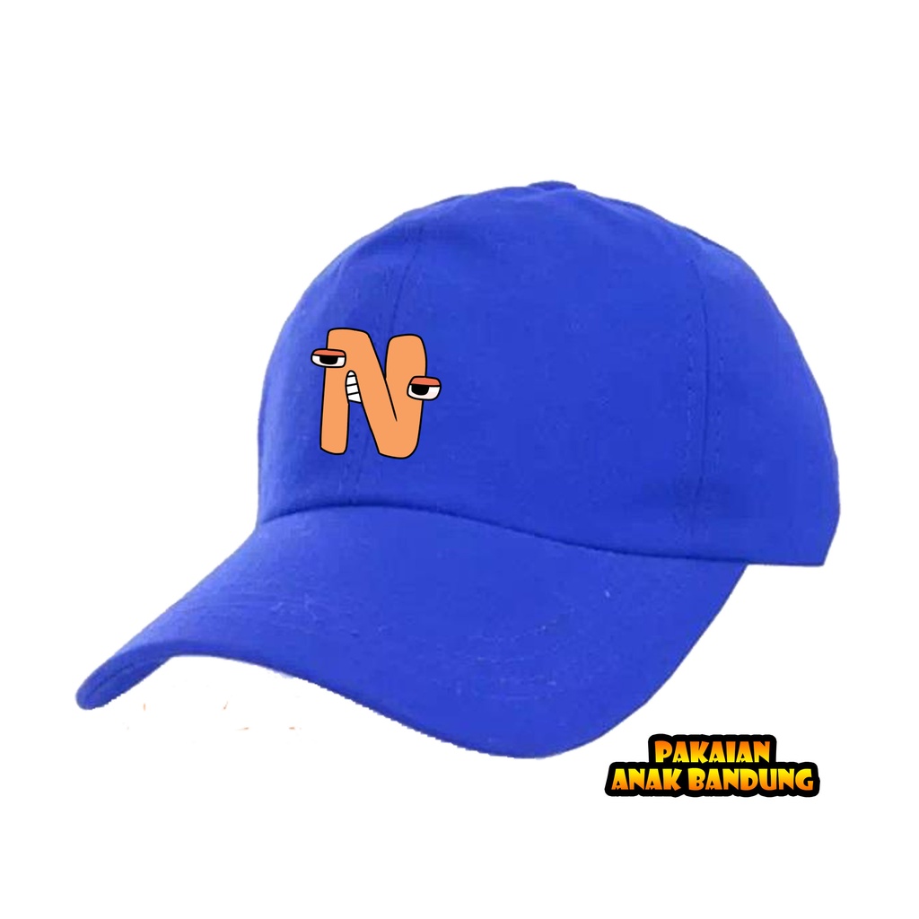 TOPI ALPHABET LORE ANAK CUSTOM NAMA PREMIUM / TOPI BASEBALL ANAK LAKI LAKI PEREMPUAN TERBARU