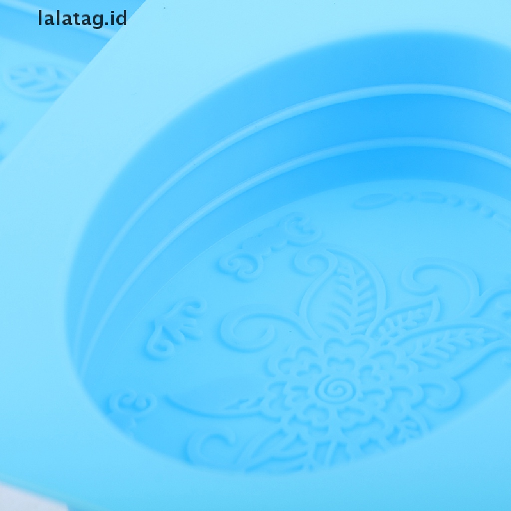 [lalatag] Cetakan Sabun Silikon Oval Persegi Panjang 6rongga Handmade Soap Making Craft DIY Mold [ID]