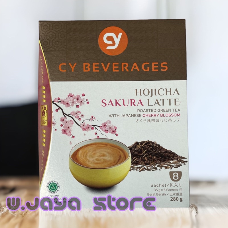 

Cy Beverages Hojicha Sakura Latte 8s x 30g (280g)