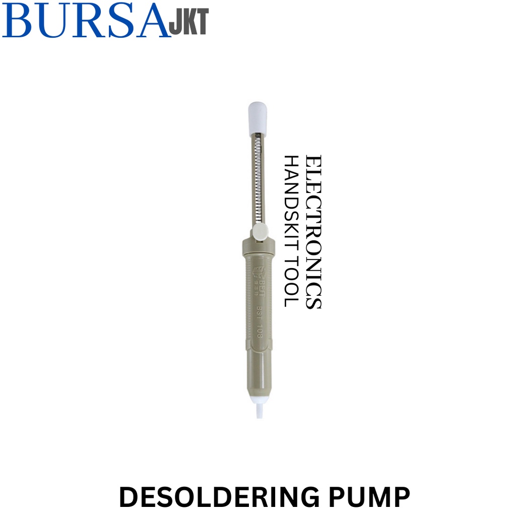 SEDOT TIMAH DESOLDERING PUMP HANDSKIT TOOLS ELECTRONIC GS-100 GRAY
