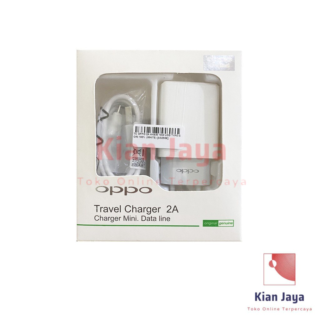 [Garansi 100% Ori] Travel Charger OPPOO AK933 F5 / F7 / A37 / F1S / F3 2A Micro USB V8 AK933GB Adaptor Hp Original