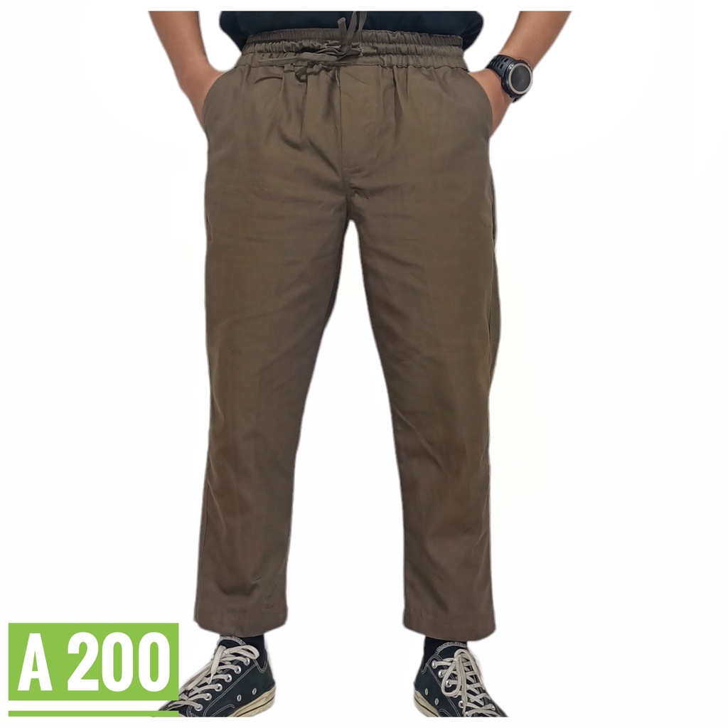 (A 200) Celana sirwal/cingkrang slim polos dewasa• Fracile_1230