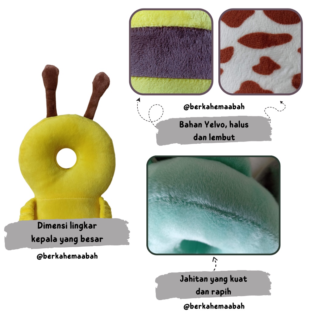 &quot;STRAP&quot; BANTAL PELINDUNG KEPALA BAYI | &quot;BELT&quot; BANTAL PELINDUNG KEPALA BAYI