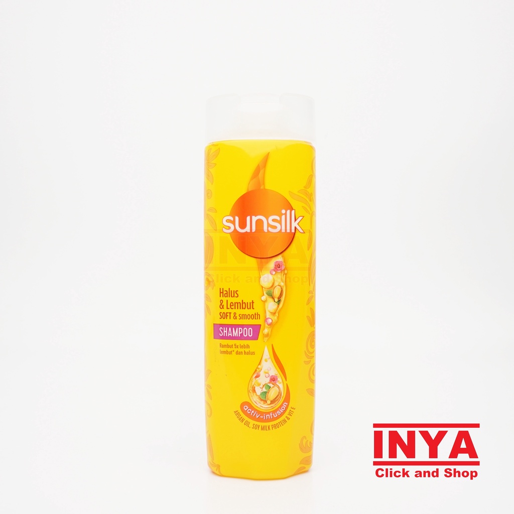 SUNSILK SHAMPOO HALUS &amp; LEMBUT SOFT &amp; SMOOTH 160ml - Sampo Rambut