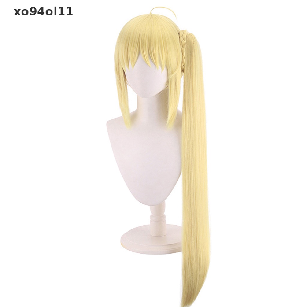 Wig Lurus Kuning XO Anime Bocchi The Rock Cosplay Gotou Hitori Cosplay Panjang 70cm OL