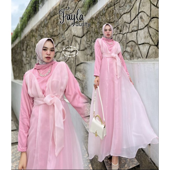 FAYLA gamis kondangan gamis pesta muslimah