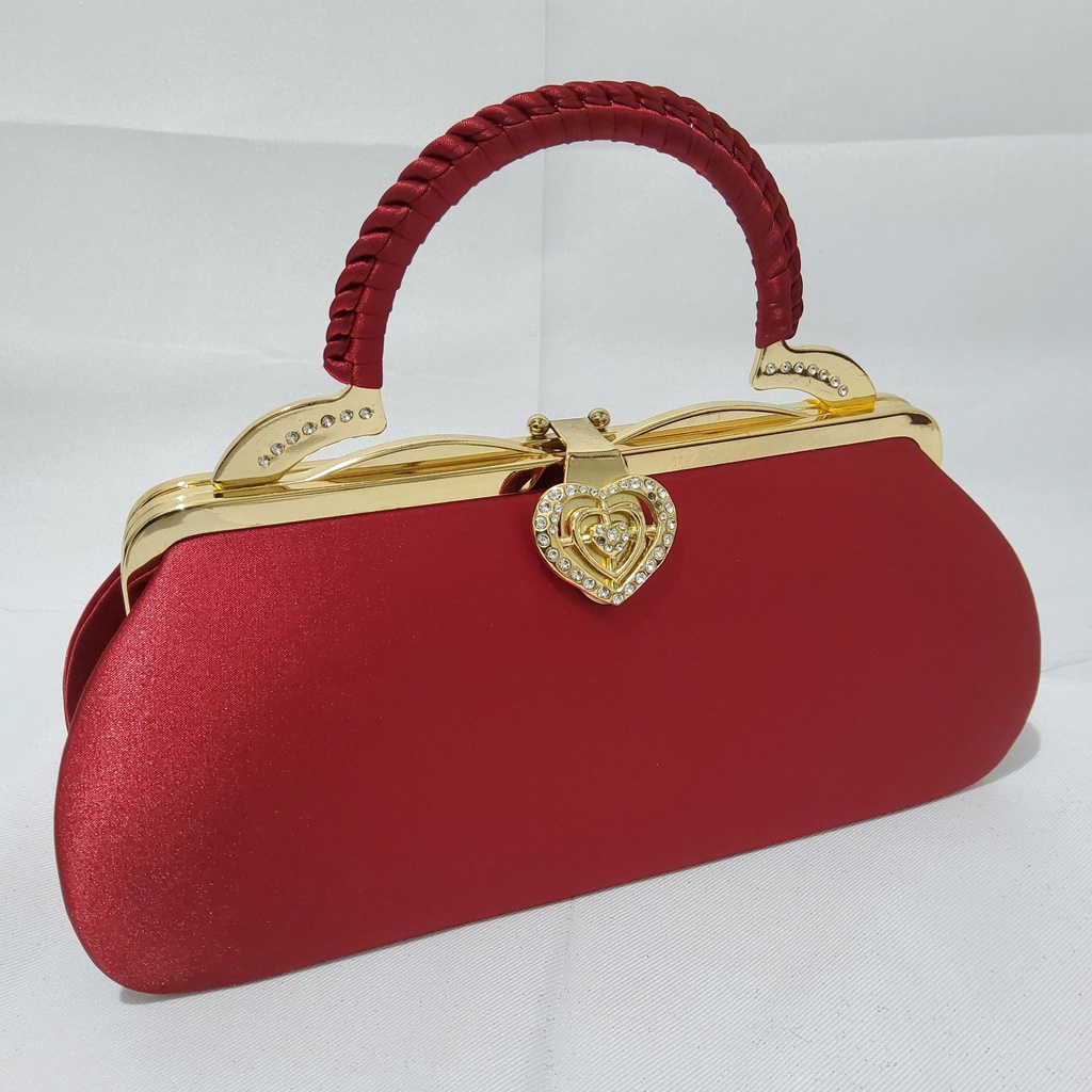 Clutch Pesta Farnell Glitter Import Tas Kondangan Diamond Permata Cantik 2683/ 2479/ 2355