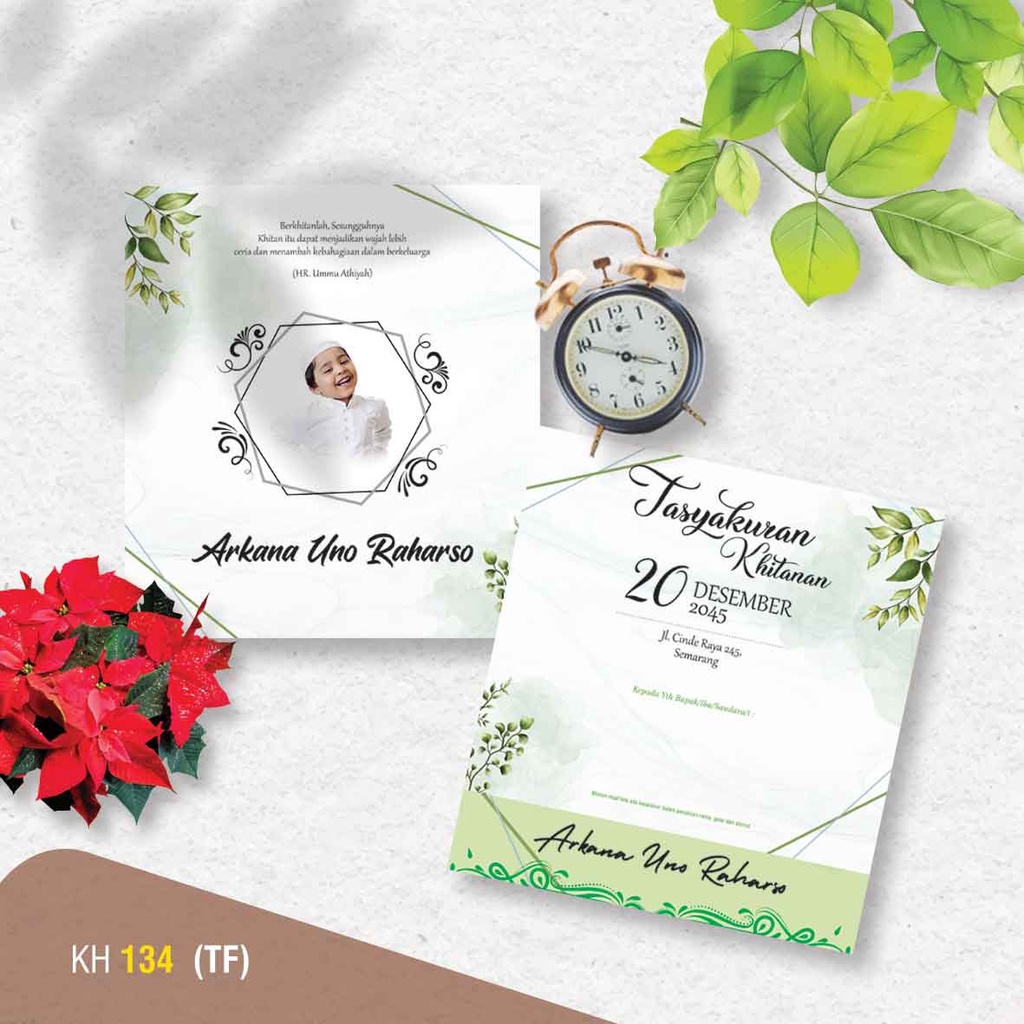 New KHITAN (KH 134 TF) Blanko Undangan | Undangan Murah | Blangko Undangan