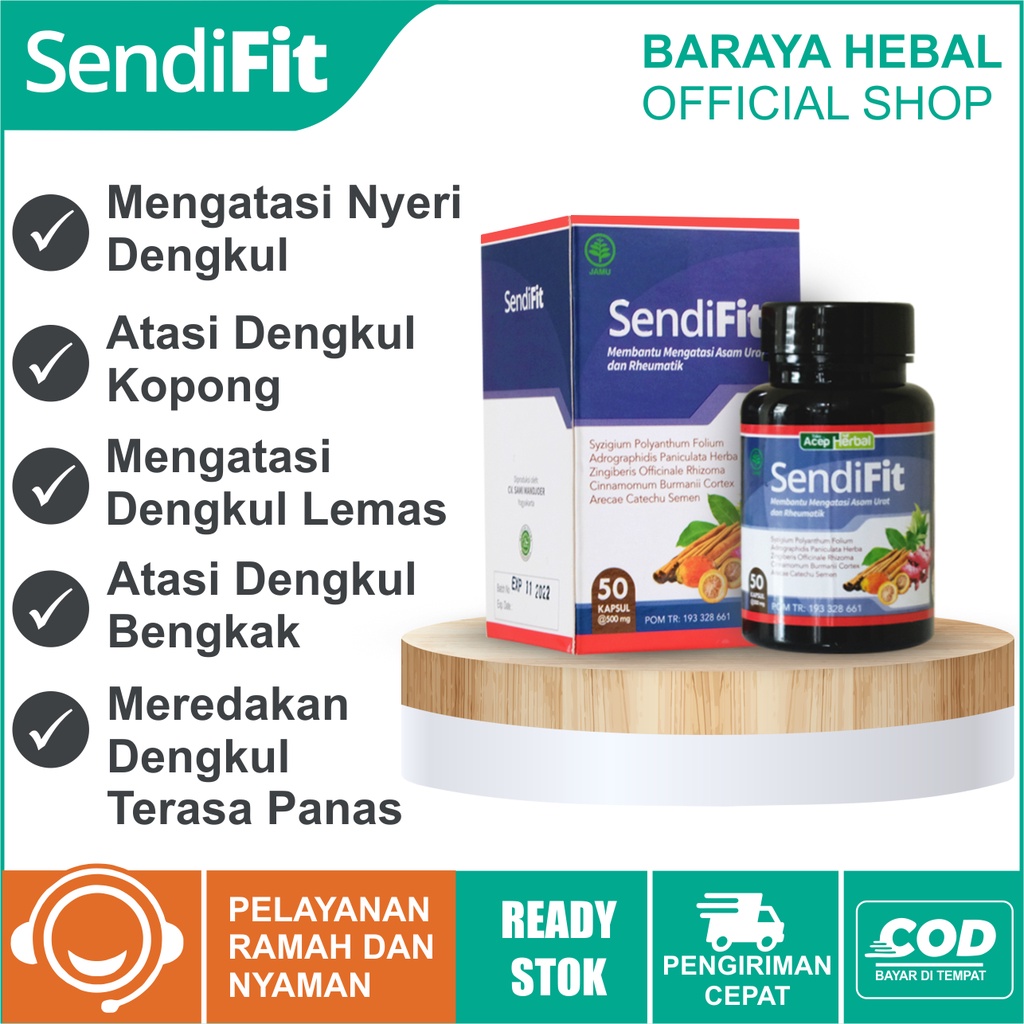 Jual Obat Nyeri Dengkul Kopong Lemas Bengkak Dan Terasa Panas SendiFit