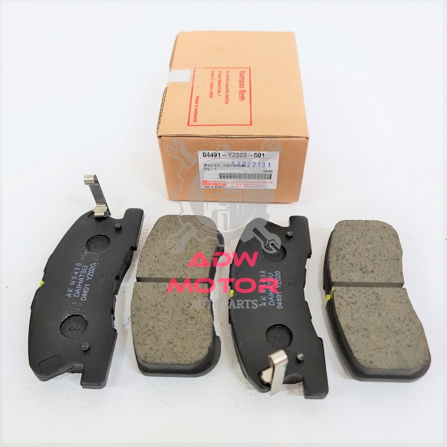 Kampas Rem Depan Brake Pad Daihatsu Ayla Ayla Matic 04491-YZ020-001