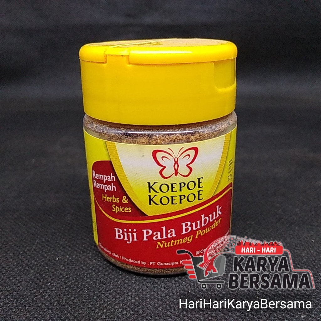 

KOEPOE KOEPOE REMPAH REMPAH BUBUK BIJI PALA 37GR