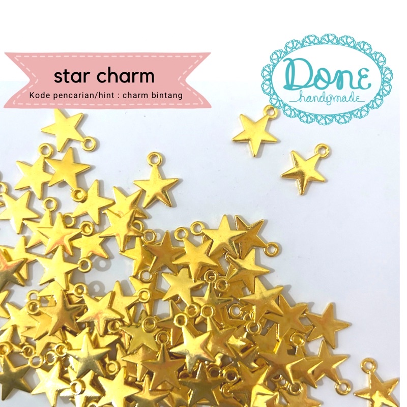 Charm bintang srinkle bintang star sprinkle accesories craft