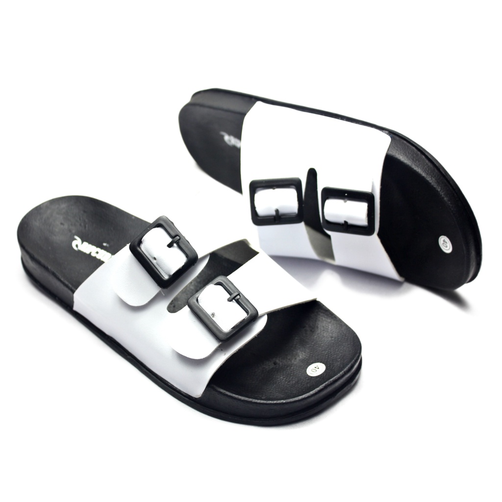 Sandal Pria/unisex Sandal Slide Sandal Santai Simpel dan Trandy KMPPM051