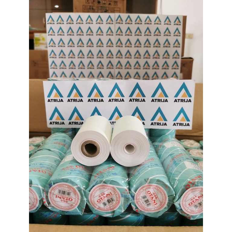 

Promo 1 BOX (100) Kertas Struk Thermal Paper Roll Black 57x40 CORELESS