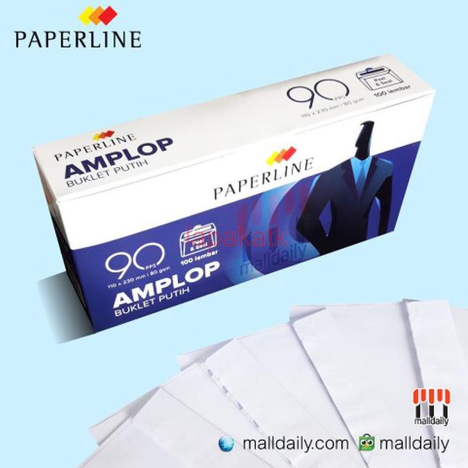 

8.8 Promo Brand PAPERLINE AMPLOP PUTIH 90 MERPATI