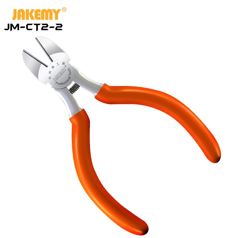 Nickel plated mini pliers tool Jakemy diagonal 5&quot; wire cutter jm-ct2-2 - Tang potong 5 inch
