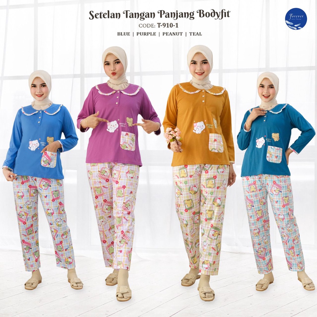 Babydoll PP Bodyfit Forever (Cute Cat)