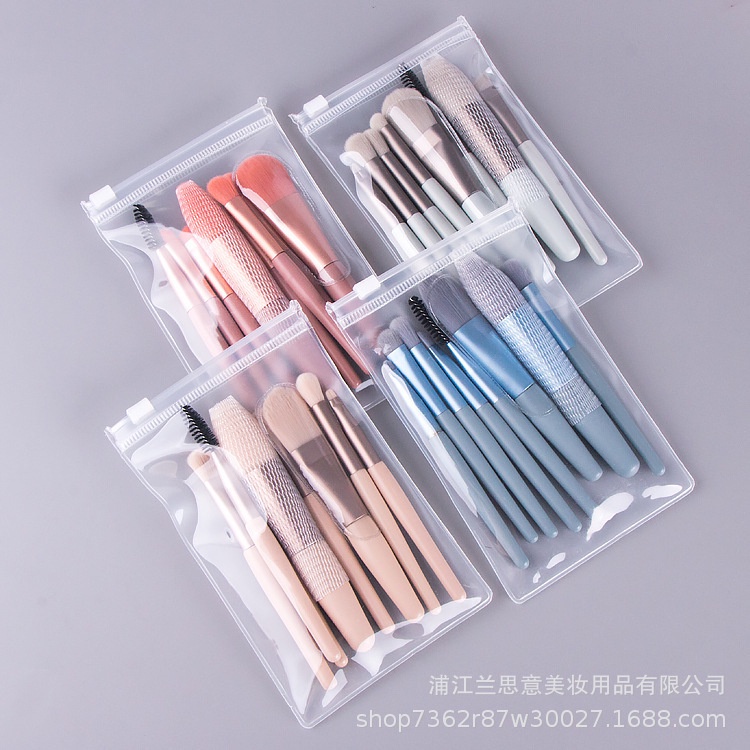 Kuas Set Make Up 8in1 Set Mini MakeUp Brush (Warna Bisa Request)