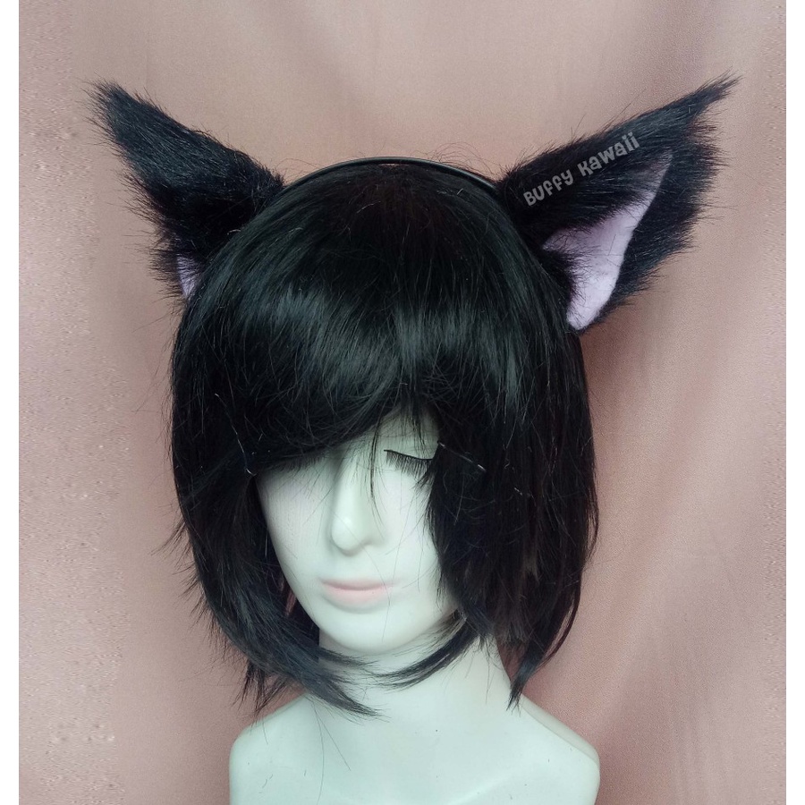 Bando Fox polos furry fur halloween party cosplay kitsune rubah anggora nekomimi gumiho wolf