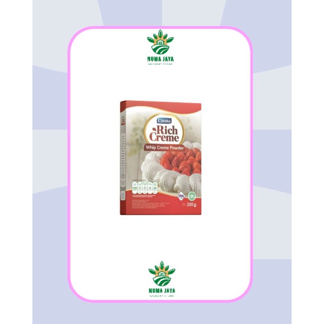 

Ellenka Rich Creme Whipped Cream Powder 200gr