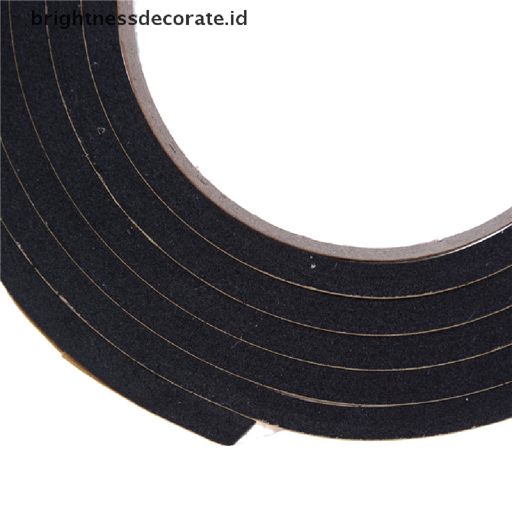 [Birth] 2m Hitam Satu Sisi Self Adhesive Foam Tape Sticker Lebar 20mm x Tebal 5mm [ID]