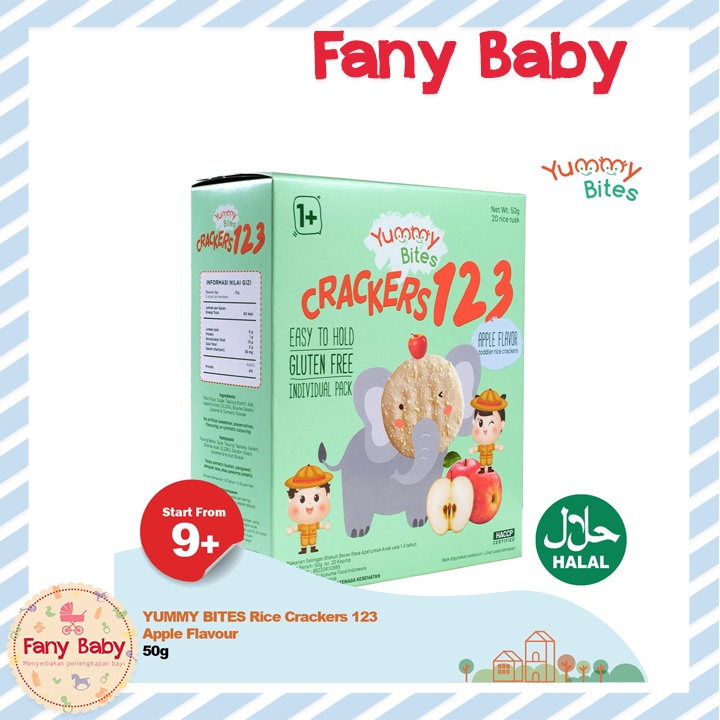 YUMMY BITES 123 - SNACK TODDLER / 50GR