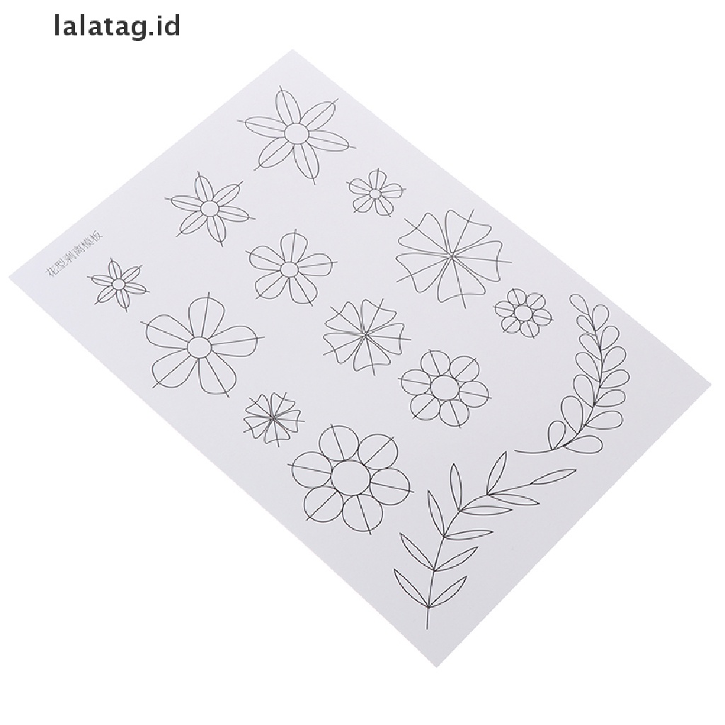 [lalatag] Alat Cetakan Template Kertas Quilling Motif Bunga DIY Scrapbooking Papercrafts [ID]