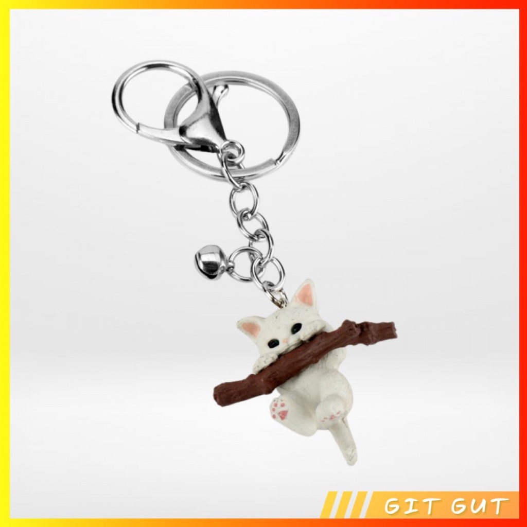 Keychain Gantungan Kunci Cute Cat Kucing