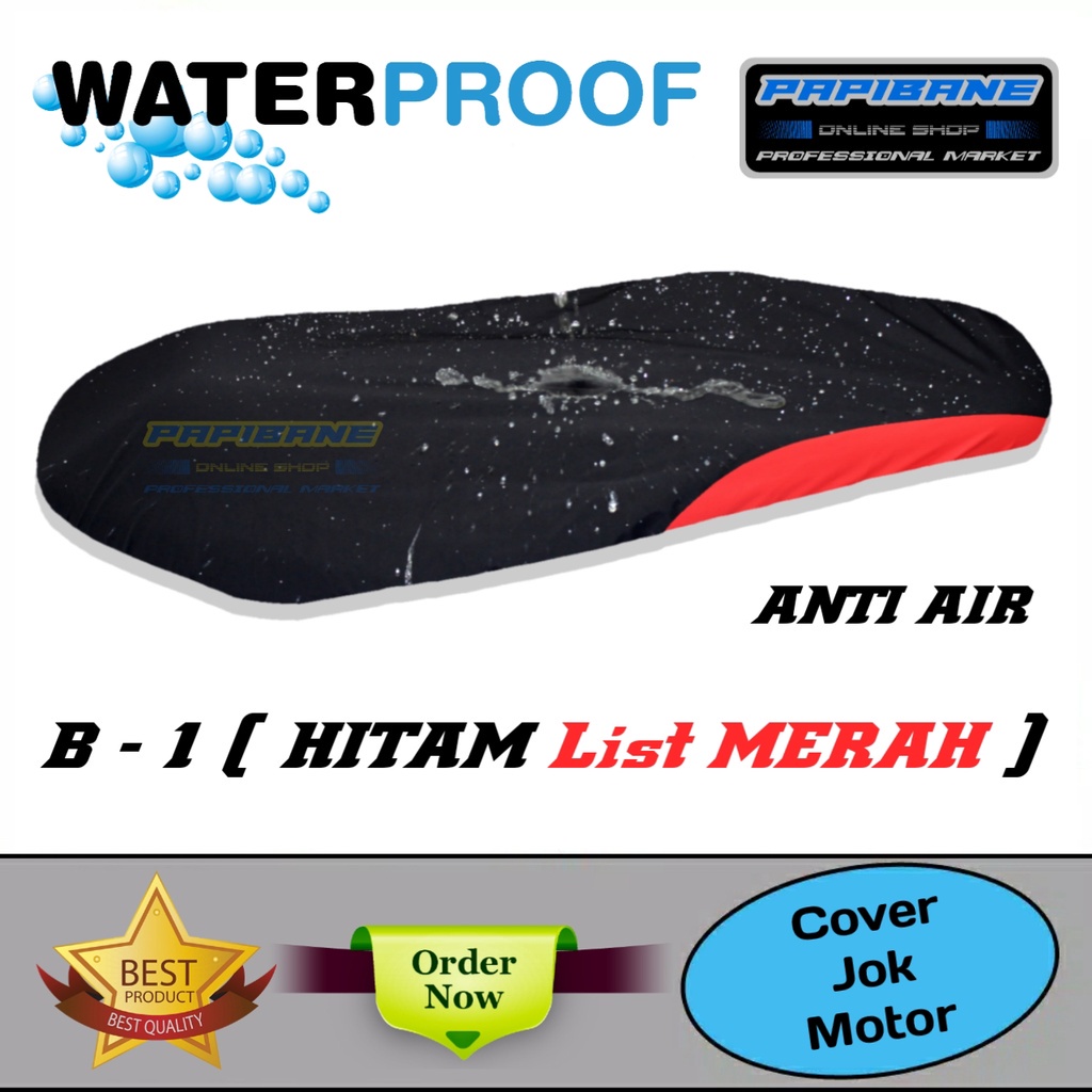 Cover / Sarung Jok WATERPROF Universal untuk motor matic honda yamaha suzuki varian list