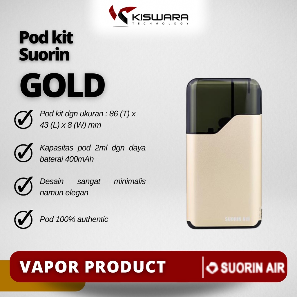 Suorin Air Kit - GOLD Authentic