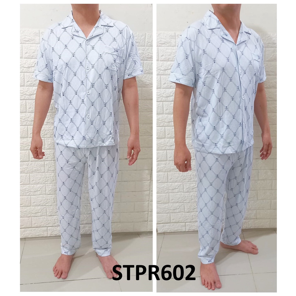 Piyama Pria Lengan Pendek - Baju Tidur Pria Lengan Pendek