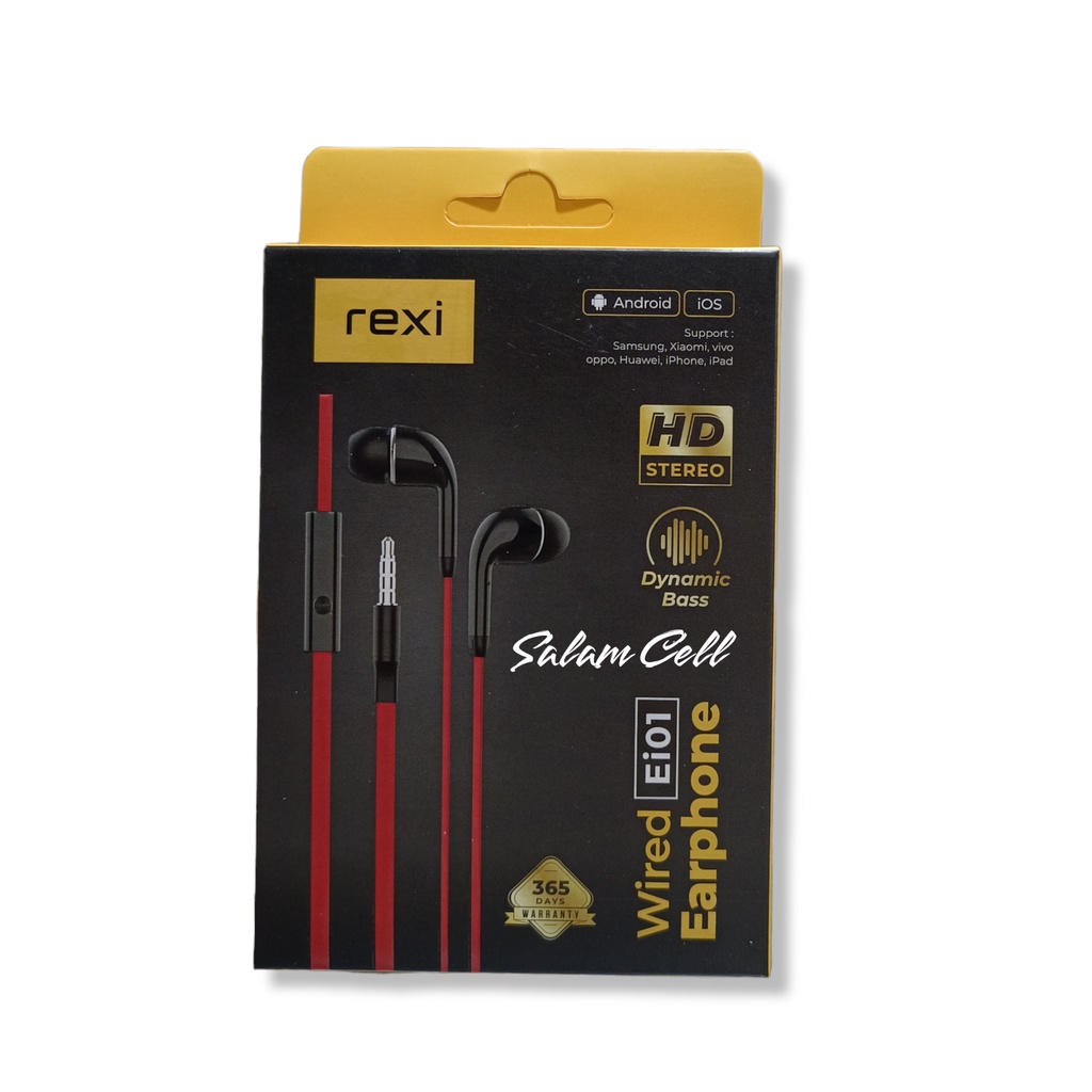 Headset Rexi Ei01 Dinamic Bass Original