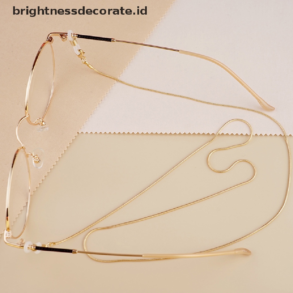 [Birth] Rantai Tulang Ular Logam Kalung Panjang/Kacamata Fashion Tali Leher Kacamata Logam Wanita Perhiasan Dekorasi Aksesoris Tali Kacamata Fashion Sunglasses Glasses Chain [ID]